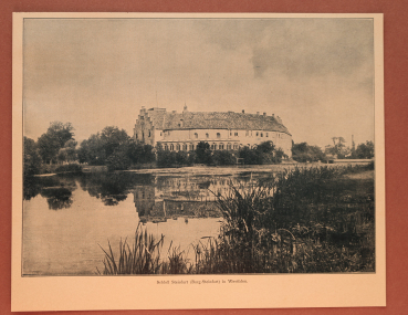 Kunst Druck Künstler unbekannt 1890-1900 Schloss Steinfurt in Westfalen
